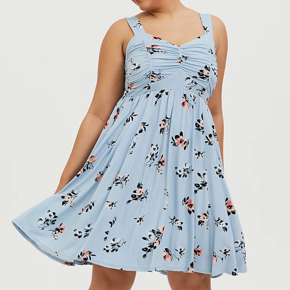 NWT Torrid Plus Size 3X Baby doll Sun Dress